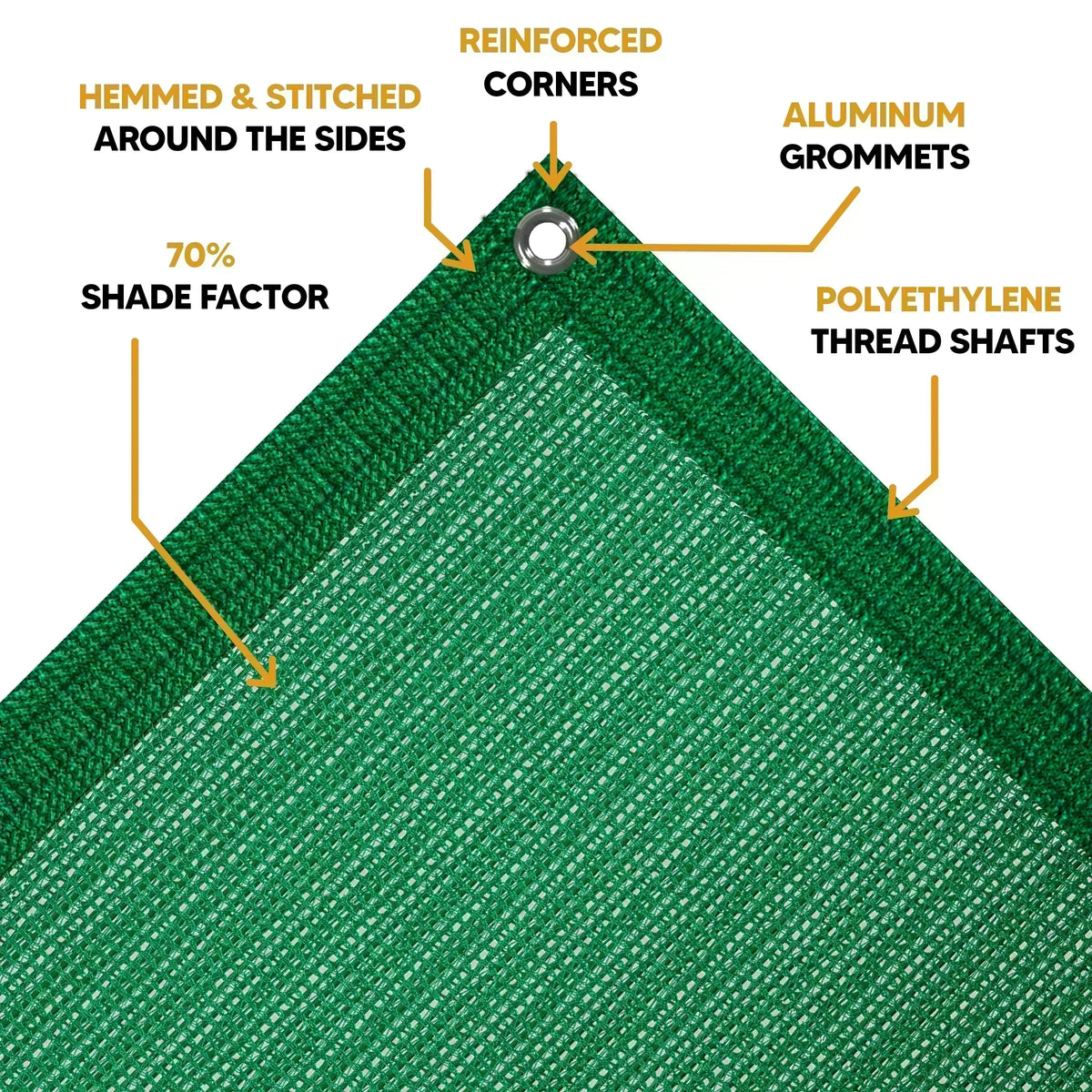 Green Mesh Tarp 30' x 40'