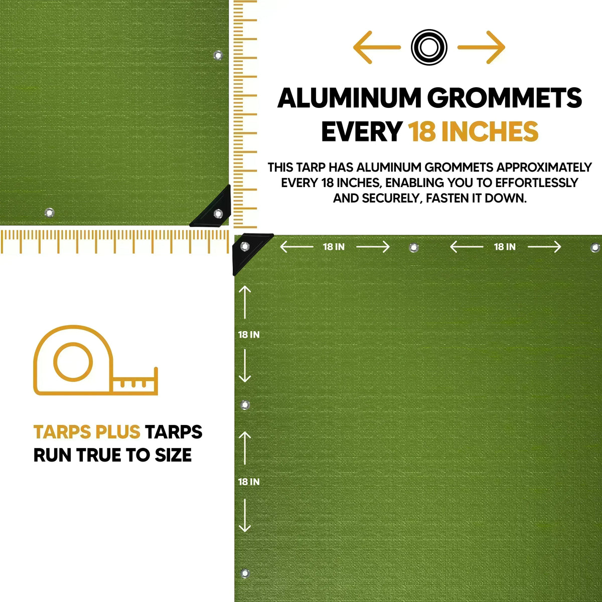 Green Poly Tarp 30' x 40'