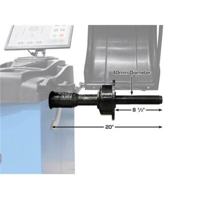 Atlas TC755 Rim Clamp Tire Changer + WB49-2 Wheel Balancer Combo