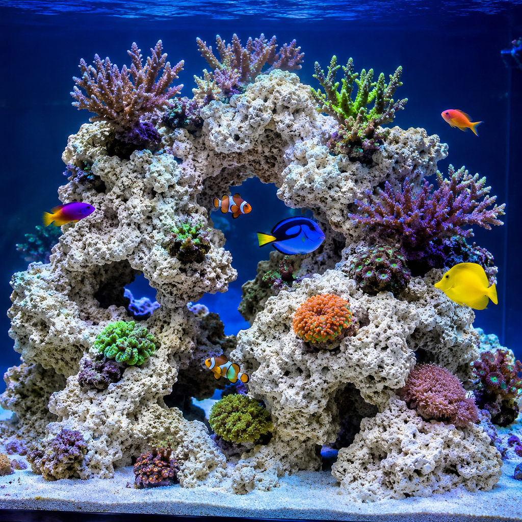 Aquacadabra Ocean Reef Rock 20kg Natural Reef & Cichlid Aquarium Decoration