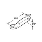 FHC Casement Window Lock Keeper Strike [1-3/8" Hole Spacing] - H3659