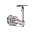 FHC Glass Mounted Handrail Adjustable Saddle - Brushed Stainless 304 - HB1556GBSM