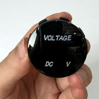Exotronic Waterproof 12-48V Automotive Voltmeter with LED Digital Display