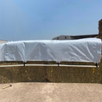 Hay Tarp Cover with Hand Straps 16 Mil Black White Extra Heavy Duty Poly(QuickShip 3 Days)