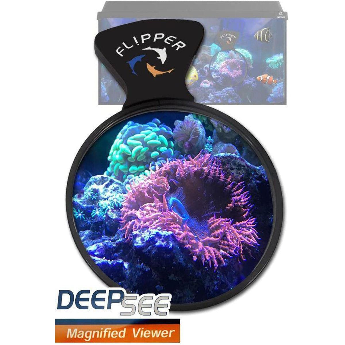 Flipper Deepsee Magnetic Aquarium Viewer: 3", 4", 5" Lens Set