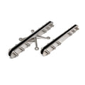 FHC Heavy Duty Fin Mount 4 Arm Spider Fitting With Splice Plate - Brushed Stainless - HDFSP4ABS