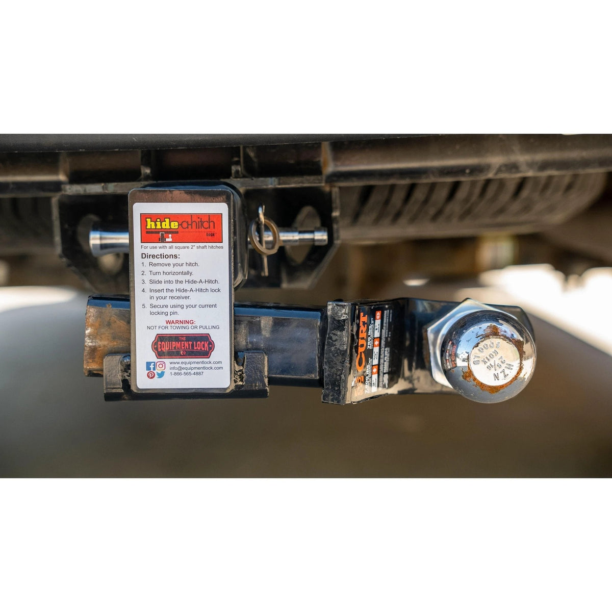 Hide-A-Hitch Trailer Hitch Lock