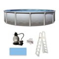 18' Round Trinity 52" Steel Wall Above Ground Pool Package - Essential Package
