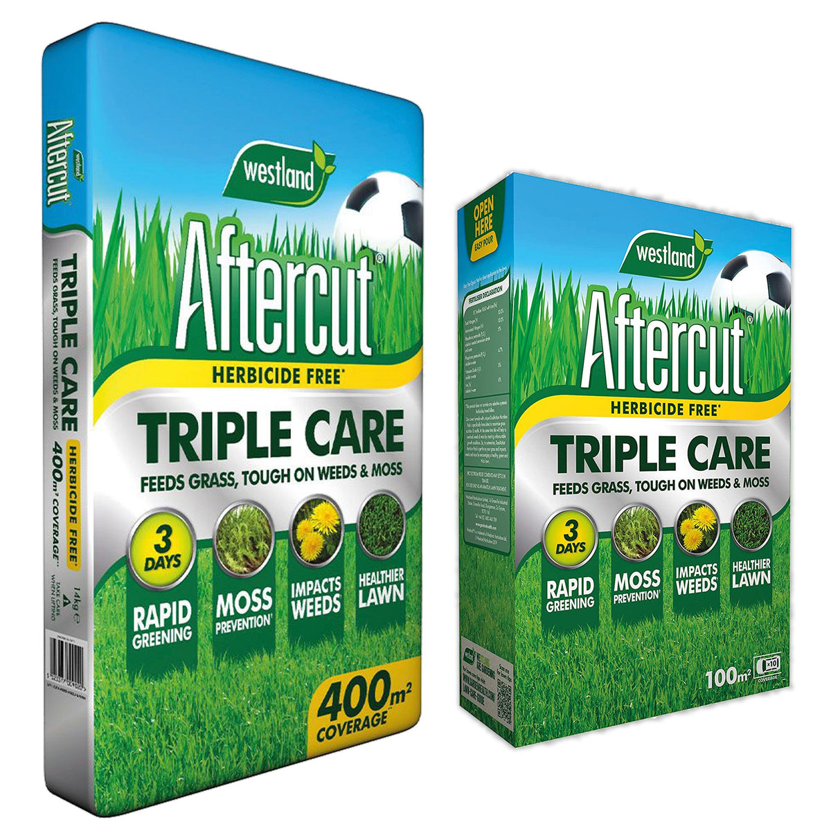 Aftercut Triple Care Lawn Feed: Weed & Moss Tough, Herbicide-Free