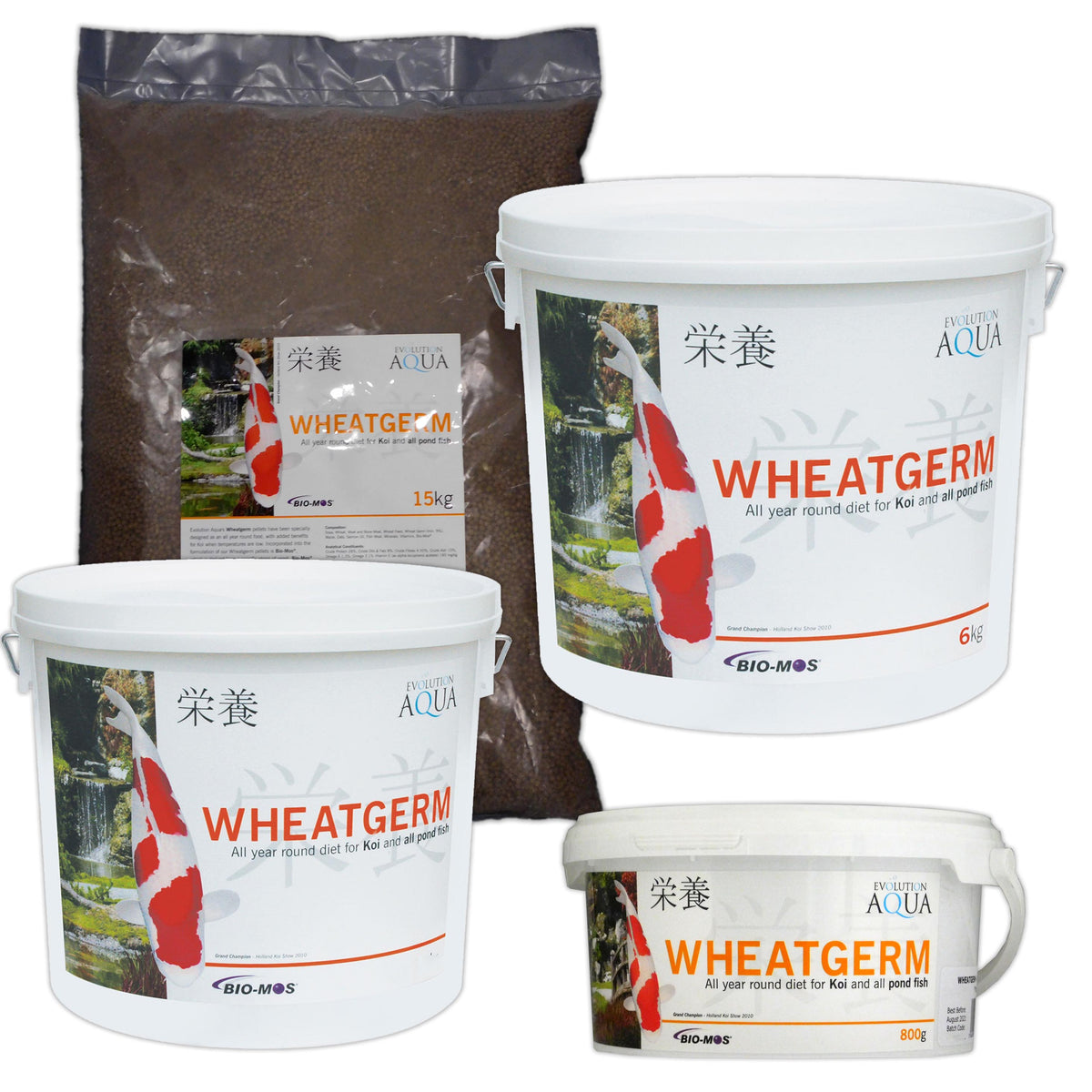 Evolution Aqua Wheatgerm Pellets with Bio-Mos® & Omega 3/6