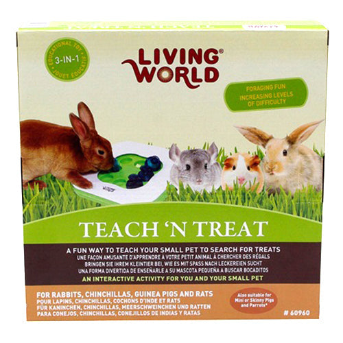 Interactive Toy for Small Pets: Living World Teach 'N Treat