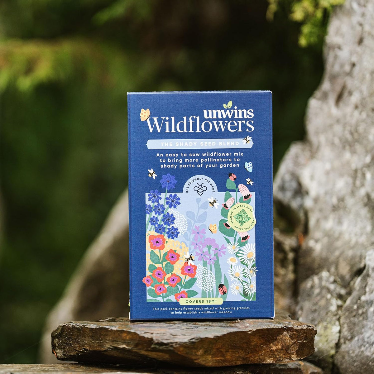 Westland Unwins Shady Wildflower Seed Shade Garden Mix 1.2kg | 3.6kg