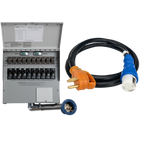 Home Backup Kit (120V/240V, 50 Amp, 10-Circuit Transfer Switch + Cable, For F3800)