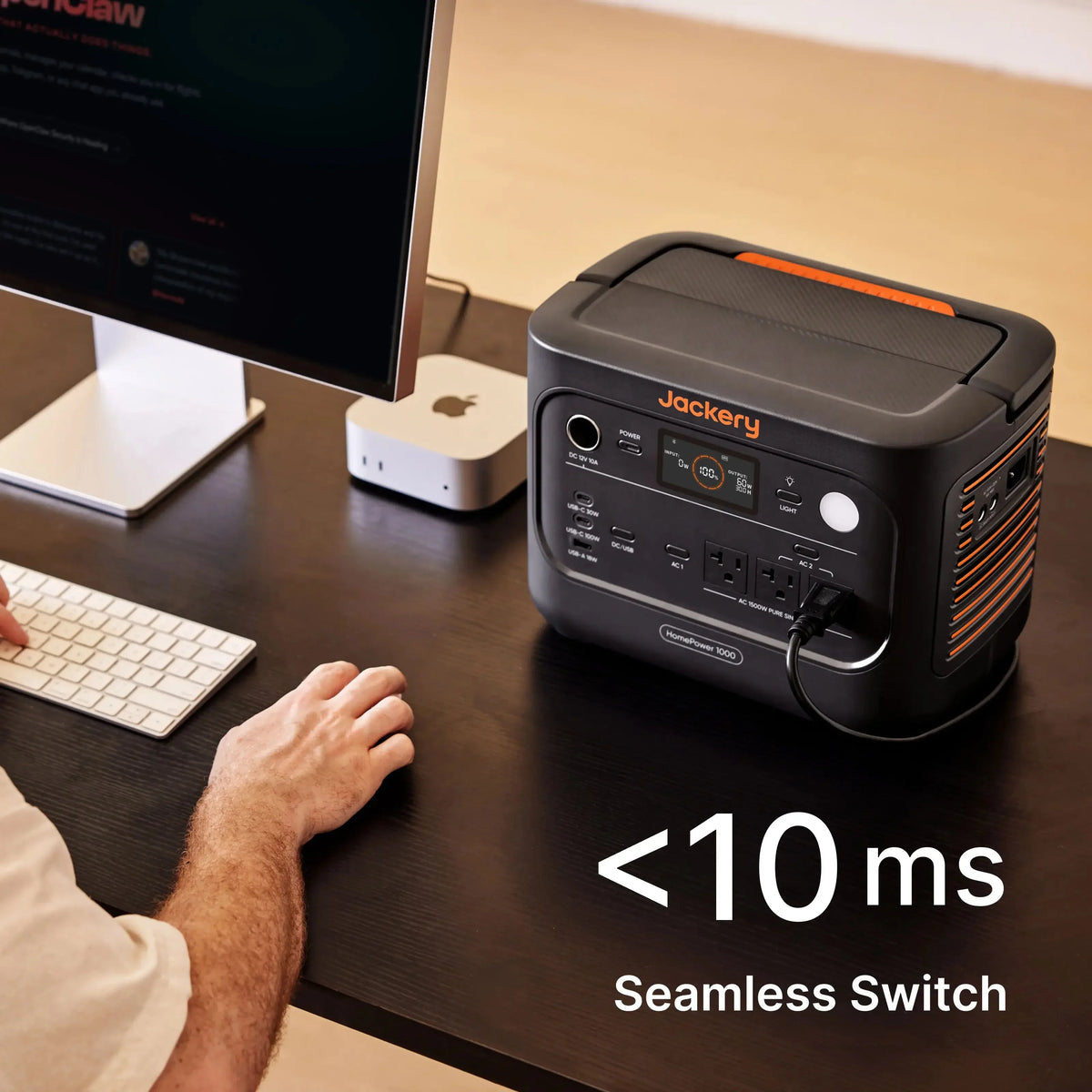 Jackery HomePower 1000 v2 Portable Power Station (Black)