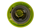 Female Hose Connector With Stop, 1/2" or 5/8" Hose, Lime