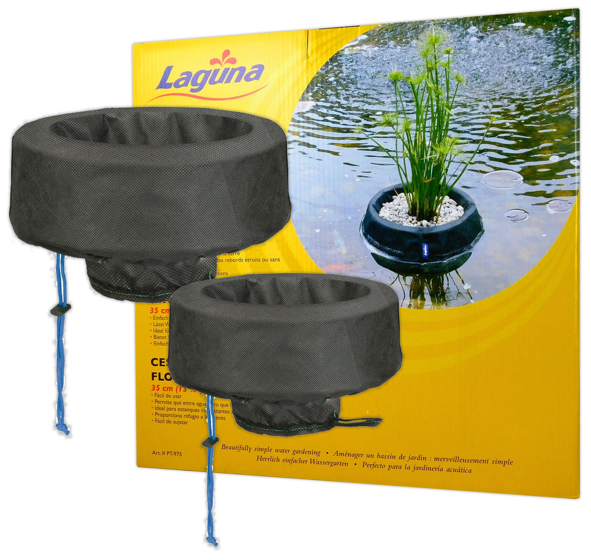 Laguna Floating Plant Basket Kit - Round 2-Pack