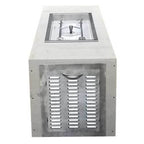 HPC Fire Rectangle H-Burner Unfinished LPT Fire Pit Enclosure