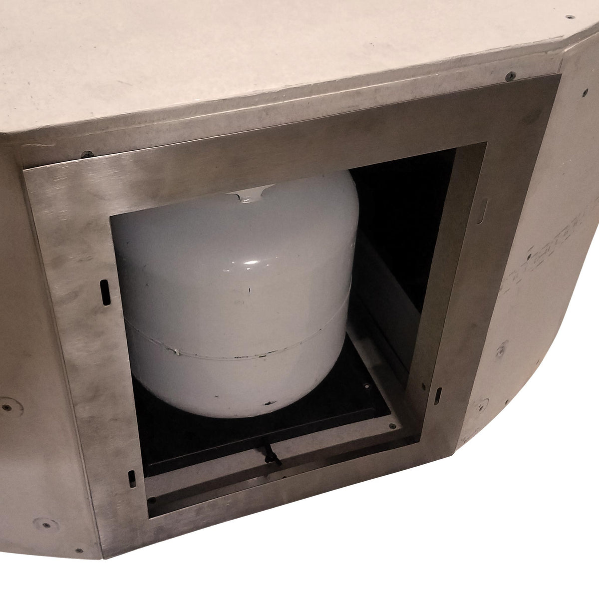 HPC Fire Rectangle H-Burner Unfinished LPT Fire Pit Enclosure