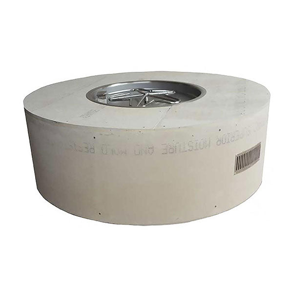 HPC Fire Round Unfinished Fire Pit Enclosure with Burner