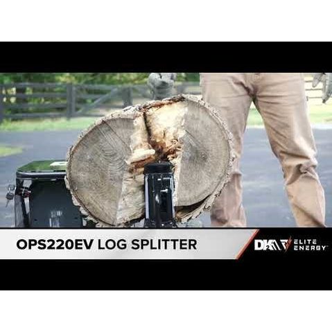DK2 | OPS220EV-K Elite Energy™ 20-Ton 57.6V Battery Powered Hydraulic Log Splitter