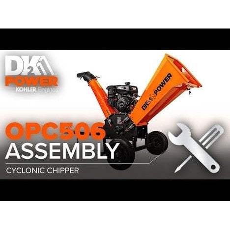 DK2 | OPC506 6-Inch 14 HP 429 CC Cyclonic Drum Chipper Shredder