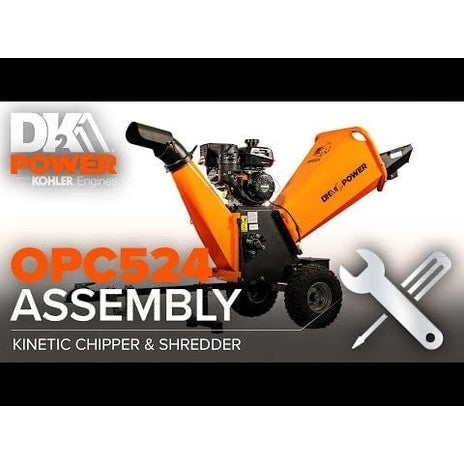 DK2 | OPC524 4-Inch 7 HP 208 CC Kinetic Drum Chipper