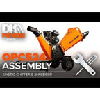 DK2 | OPC524 4-Inch 7 HP 208 CC Kinetic Drum Chipper