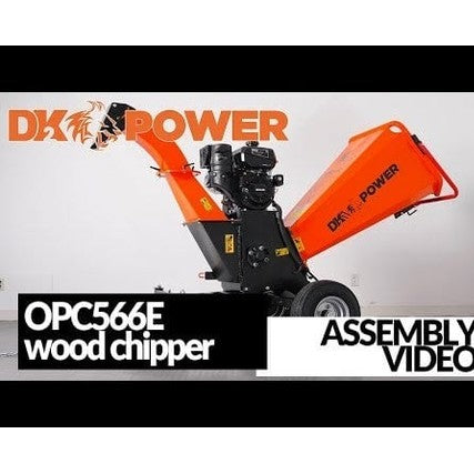 DK2 | OPC566E 6-Inch 14 HP 429 CC Kinetic Cyclonic Drum Chipper Shredder (Electric Start)