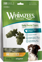 Whimzees Natural Daily Dog Dental Care Chews Treats – Multi Shapes & Sizes