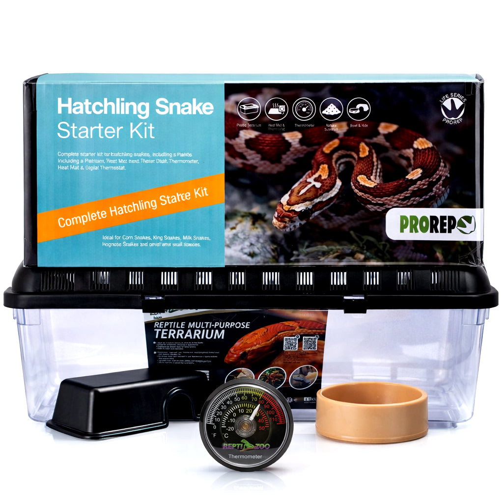 ProRep Hatchling Snake Starter Kit Complete Terrarium Heat Mat Reptile Home