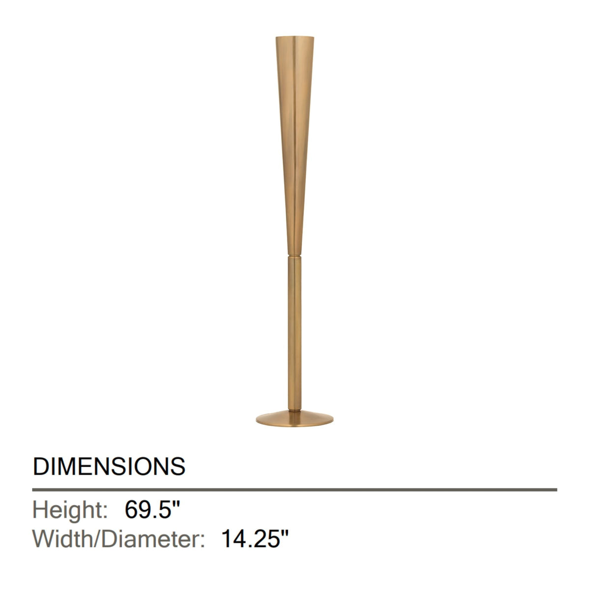 Hudson Valley Avon Floor Lamp, Old World Brass