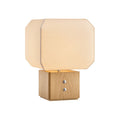 Hudson Valley Brice 19.5 in. Table Lamp, Polished Nickel with Handmade Paper Shade