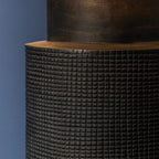 Hudson Valley Farmingdale 29 in. Table Lamp, Bronze with Natural Linen Shade