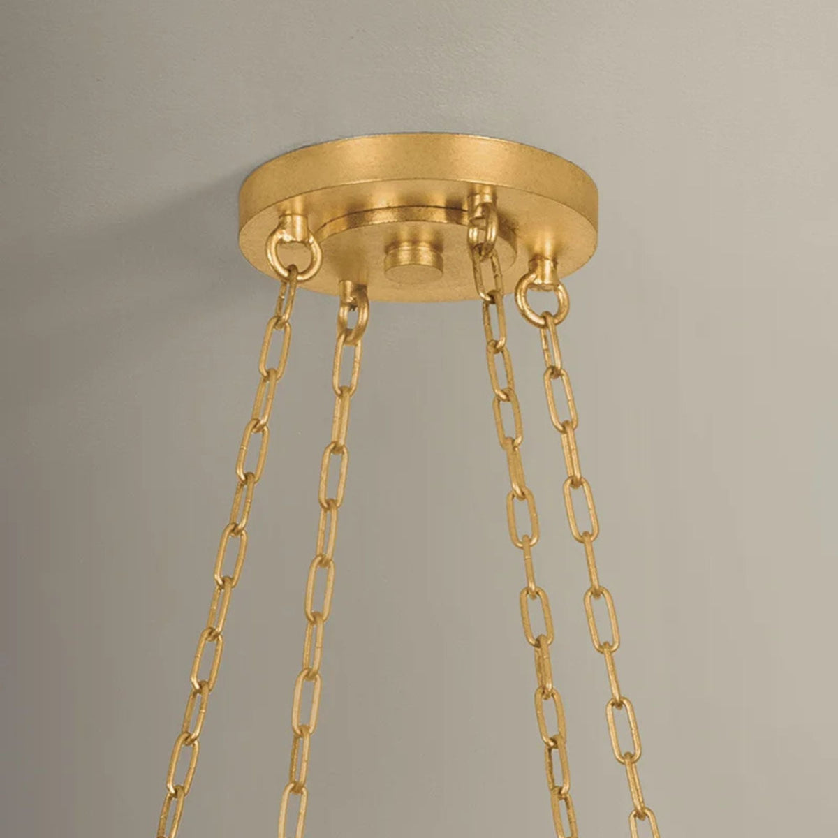 Hudson Valley Ocean Hill 24 in. Pendant Light, Vintage Gold Leaf with Natural Woven Abaca Shade