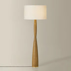 Hudson Valley Somers Chase 65.75 in. Floor Lamp, Aged Brass with White Linen Drum Shade
