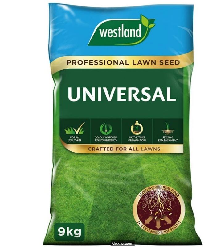 Westland Professional Universal Lawn Seed 375m² 9kg Strong Healthy Lawn