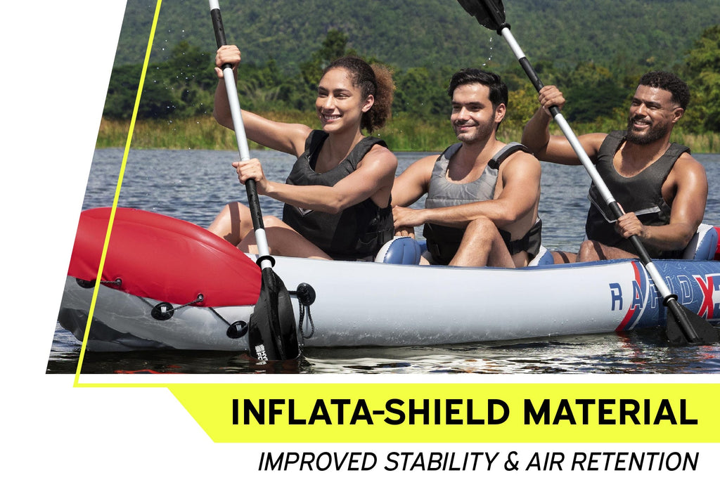 Hydro-Force 3 Person Inflatable Kayak Set - Rapid X3