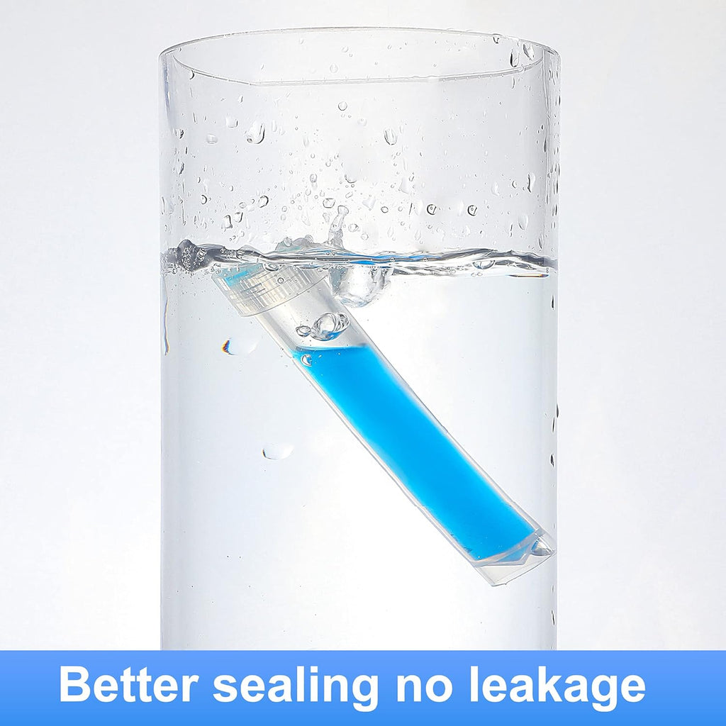 Aquacadabra 10ml Plastic Test Tubes Vials Screw Caps