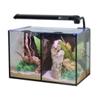 Aqua One Betta Duo Glass Aquarium Black LED 20L