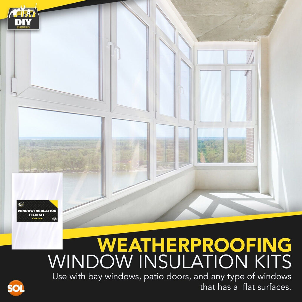 Window Insulation Film Kit 1.5Mx4M | Draught Excluder