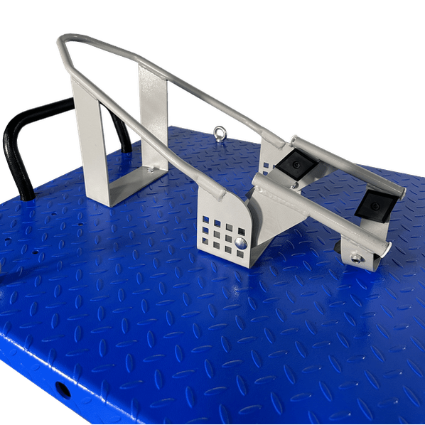 iDEAL Elec-Hydra Motorcycle Lift Bench w/Integrated Motor & Retractable Ramp