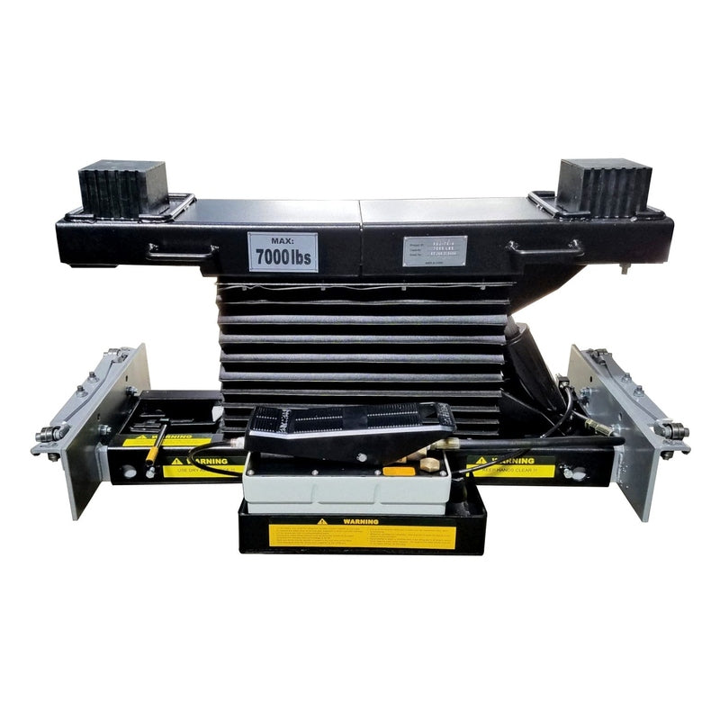 iDeal 14,000 lb 4-Post Alignment Lift & 3D Wheel Aligner Combo — FP14KAC-X + IWA-60-2000T-K  + RAJ-7K-H