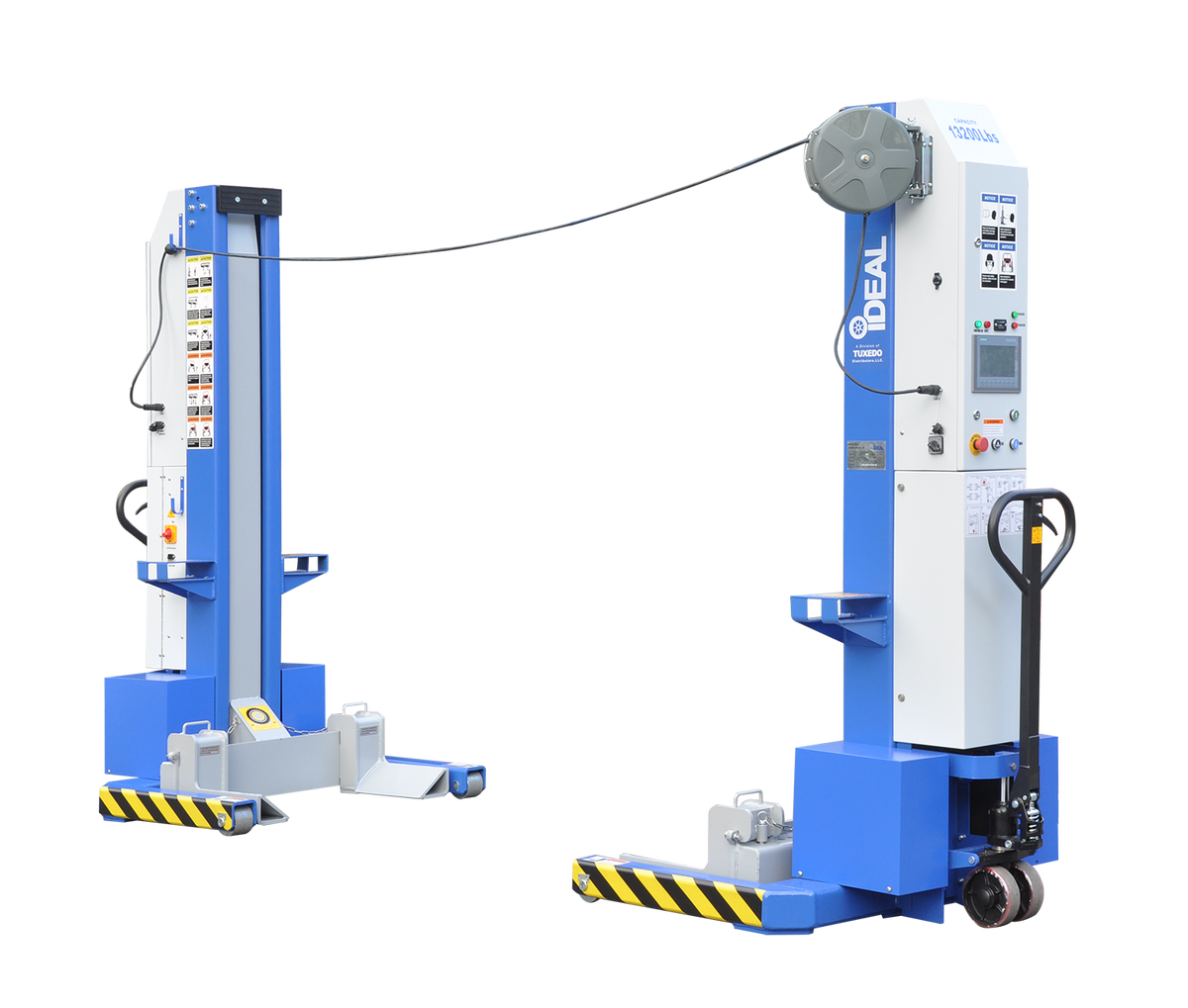 iDEAL MSC-13K-B-226 Mobile Column 13,000lb Capacity (Set of Two)