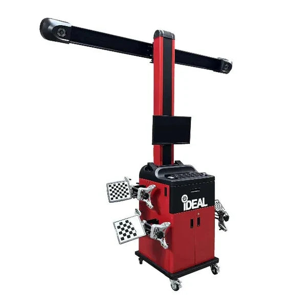 iDeal 14,000 lb 4-Post Alignment Lift & 3D Wheel Aligner Combo — FP14KAC-X + IWA-60-2000T-K  + RAJ-7K-H