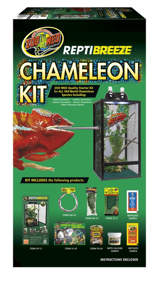 Zoo Med ReptiBreeze Chameleon Starter Kit (16" x 16" x 30")