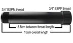Water Filter 3/4" BSPM-F