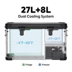 ICECO APL35 35 LT Dual Zone Aluminum Black Fridge