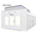 iDEAL Canopy Plenum Kit for PSB-SEMIDD26B Semi Downdraft Paint Booth (Direct Gas Fired Heater Configuration)