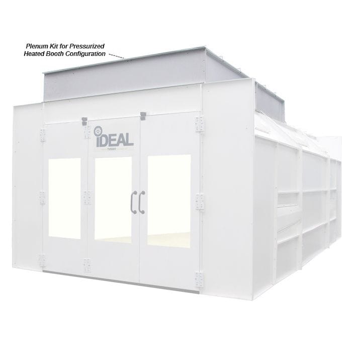 iDEAL Canopy Plenum Kit for PSB-SEMIDD26B Semi Downdraft Paint Booth (Direct Gas Fired Heater Configuration)