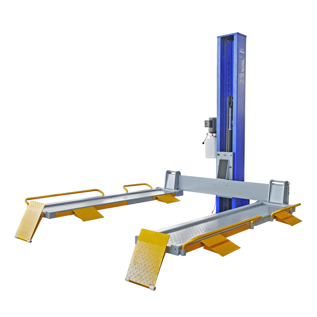 iDEAL SC-2K-UTV-X 2,000 lb Single-Column Multi-Use Lift for ATVs, UTVs, Golf Carts & Riding/Zero-Turn Mowers